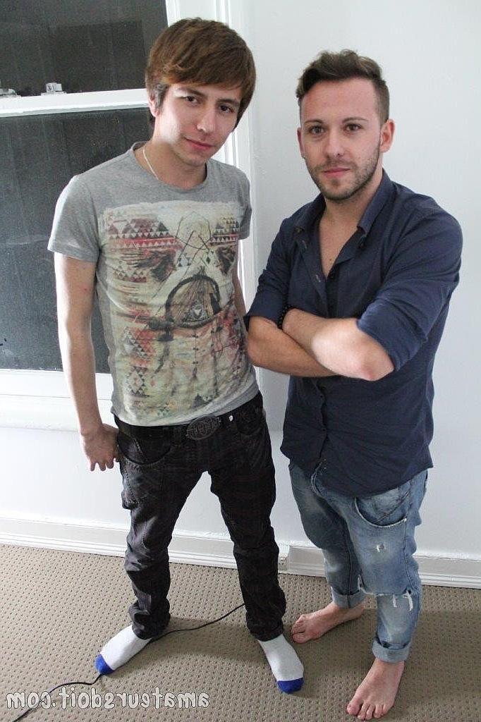 20P Tiny twinks Nic Naughty & Timothy Teaser give each other a BJ and rimjob