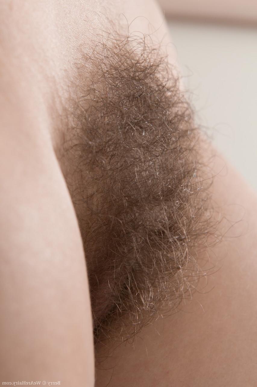 18P La descarada morena Berry se desnuda y muestra su culo peludo de cerca en el sofá
