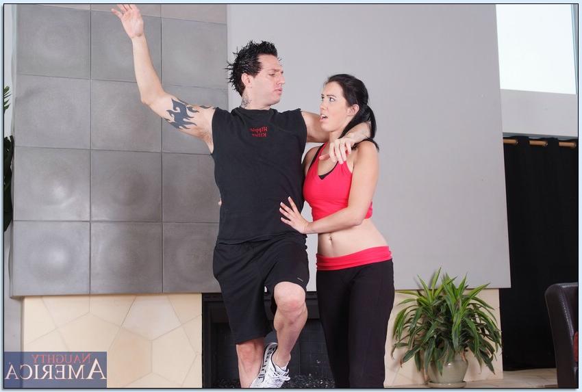 16P Hot yoga instructor Cherry Ferretti helping horny guy to reach nirvana