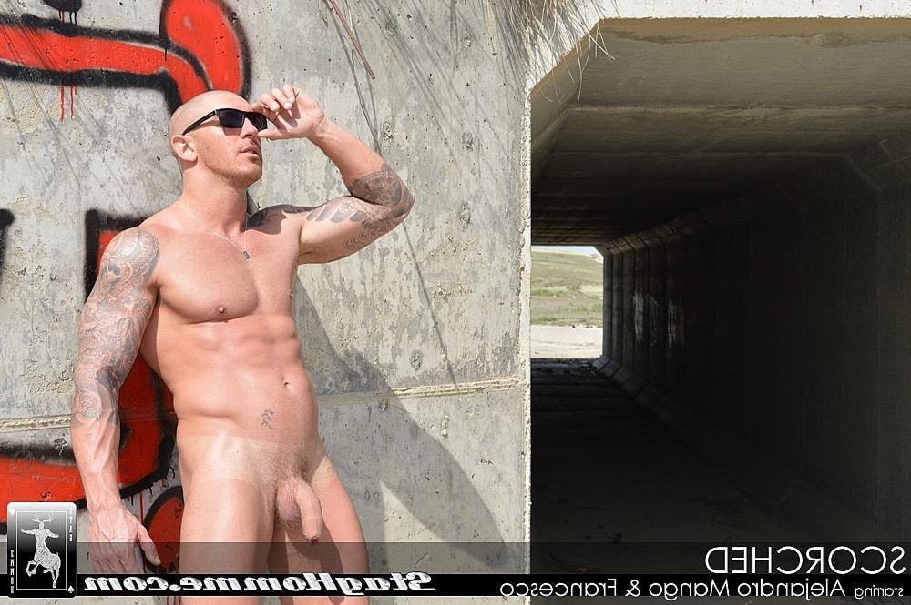 20P Calvo tatuado cachondo Stag Perverts es follado por el flaco gay Francesco DMacho