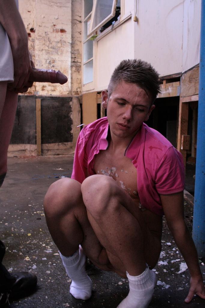 11P Twink Lloyd Adams gets punished by gay officer Evan Zero for writing graffiti