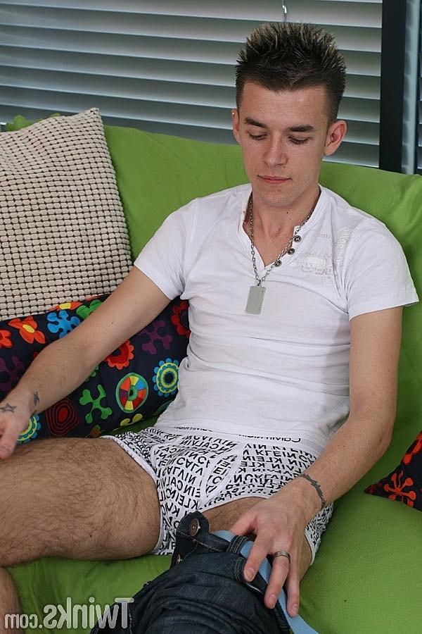20P Hung twink Jake Robinson jerks his big dick until he ejaculates