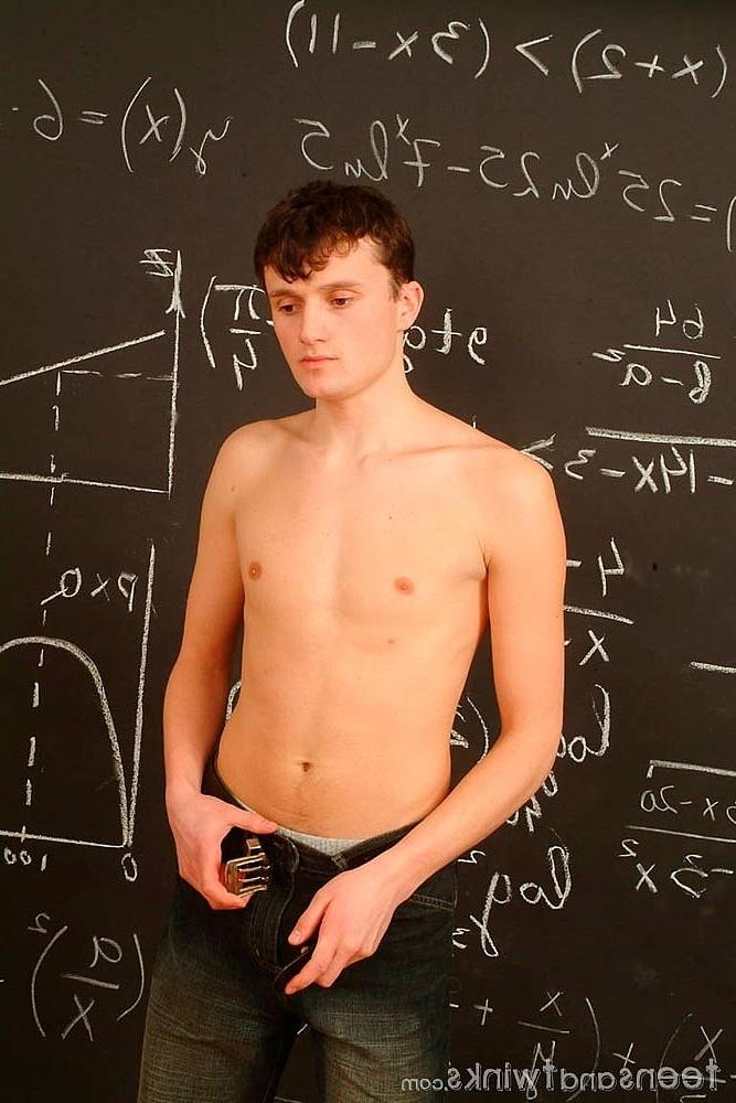 20P Hot twink strips completely naked and shows off his uncut hairy cock