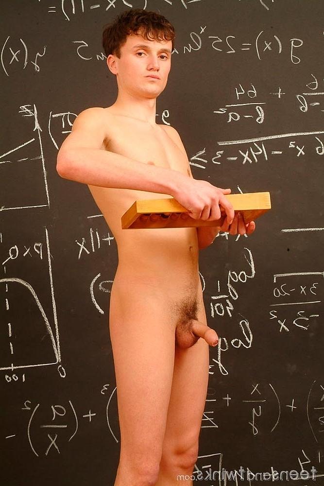 20P Hot twink strips completely naked and shows off his uncut hairy cock