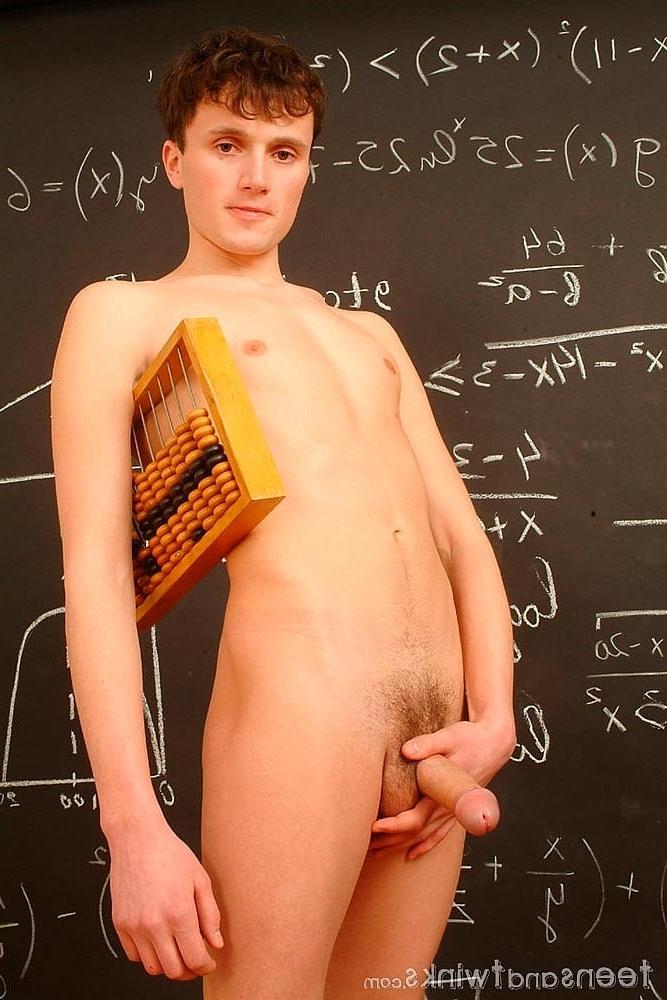 20P Hot twink strips completely naked and shows off his uncut hairy cock