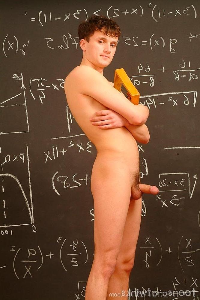 20P Hot twink strips completely naked and shows off his uncut hairy cock