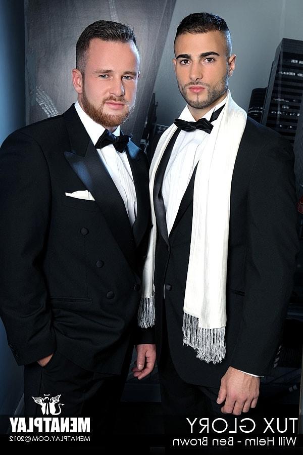 20P Los guapos gays Ben Brown y Will Helm se dan placer oral y follan