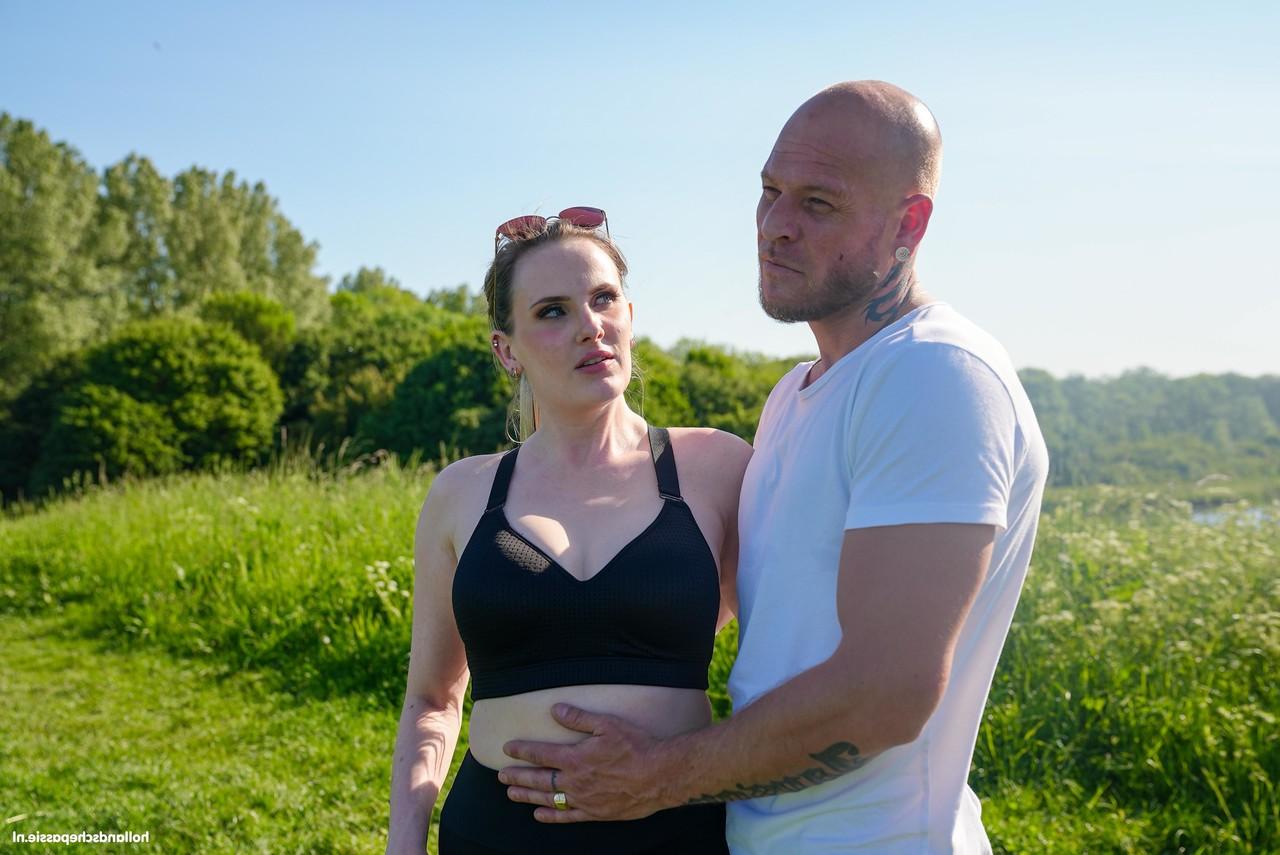 20P Naughty MILF Silas Sweettooth enjoys some doggystyle sex outdoors