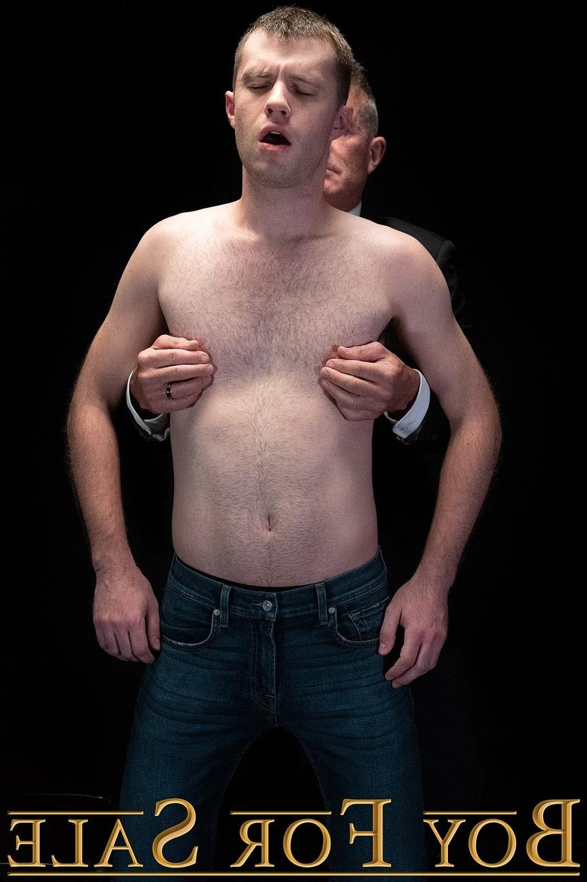 20P Blonde boy Maxx getting his tight asshole toyed by cruel gay master Figata