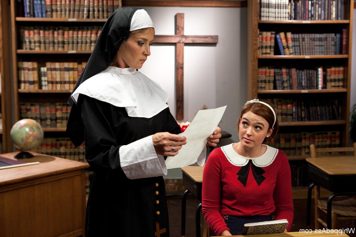20P Frustrated nun Felony canes and spanks Sarah Shevon & Jodi Taylor's big asses
