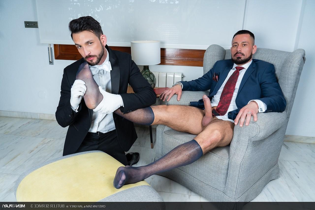 20P Gay multi-millionaire Cristian Sam fucks his cute butler Javi Gray