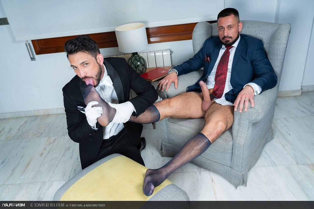 20P Gay multi-millionaire Cristian Sam fucks his cute butler Javi Gray