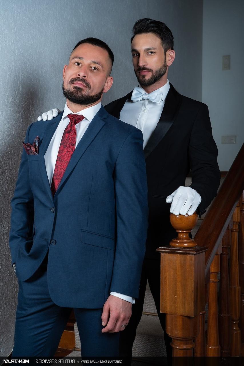 20P Gay multi-millionaire Cristian Sam fucks his cute butler Javi Gray