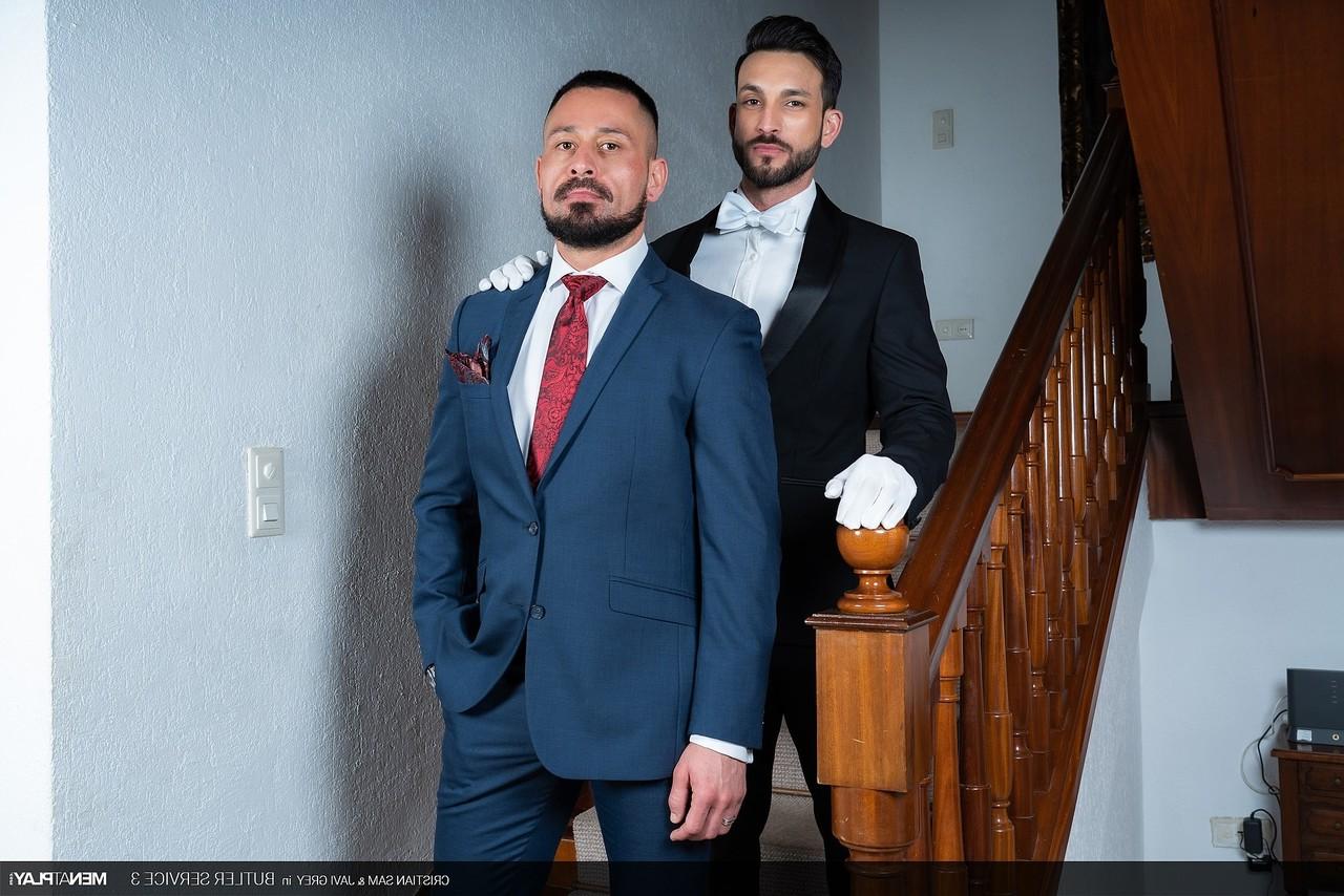 20P Gay multi-millionaire Cristian Sam fucks his cute butler Javi Gray