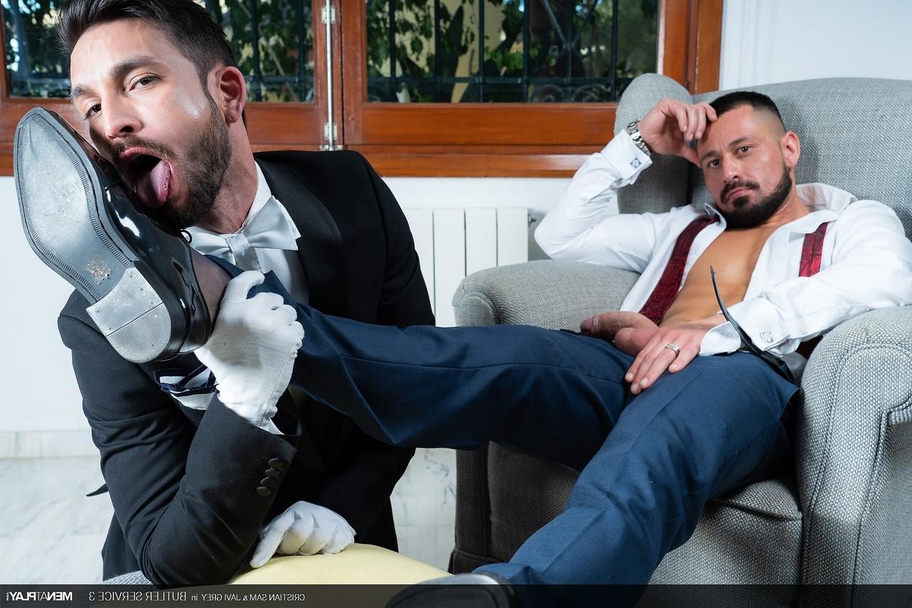 20P Gay multi-millionaire Cristian Sam fucks his cute butler Javi Gray