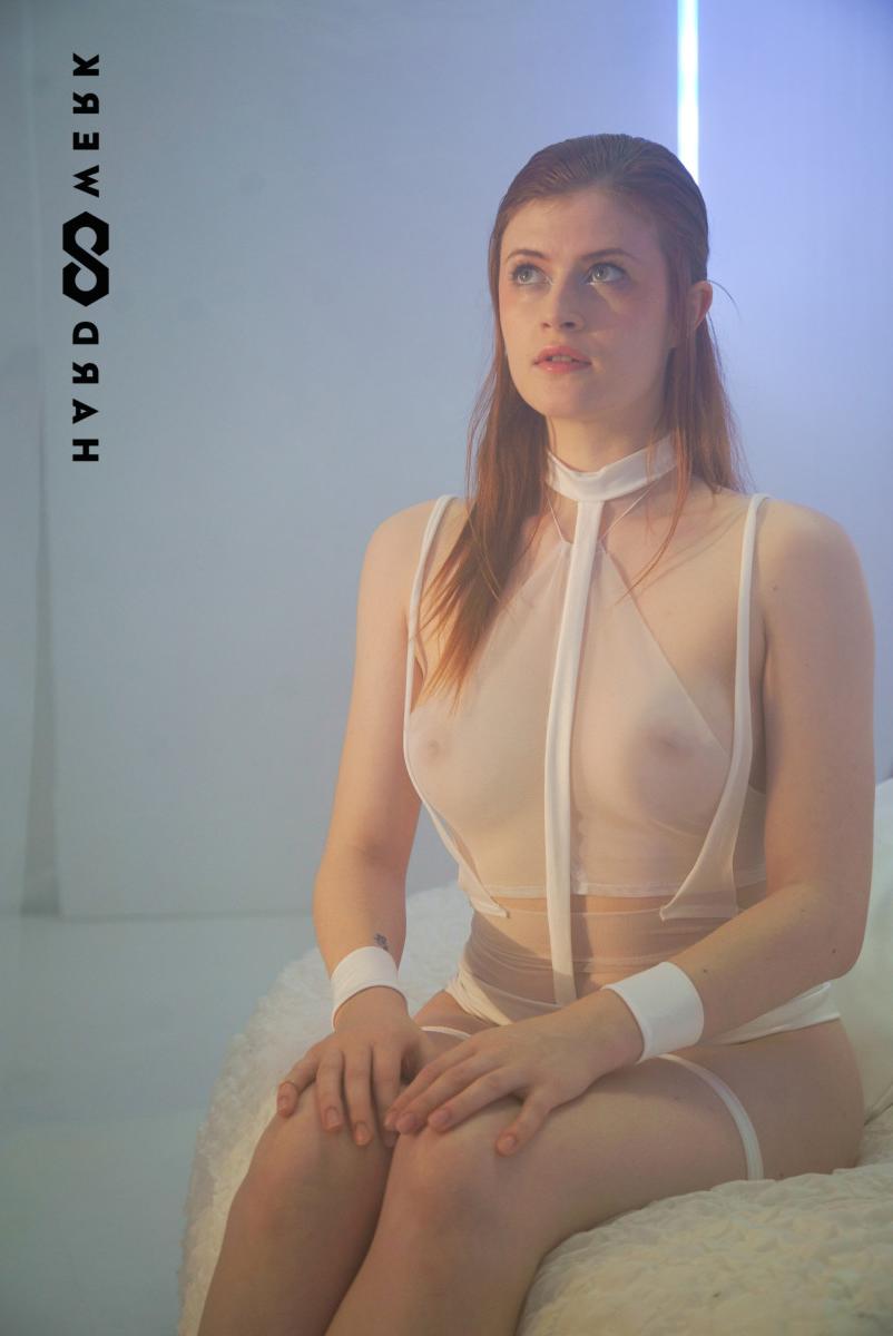 18P Redheaded British girl Lucy Huxley is subjected to a gangbang