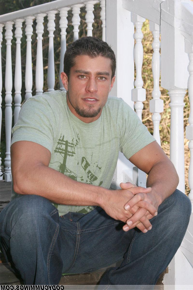 20P Handsome stud Cody Cummings shows off his muscular body in front of his RV