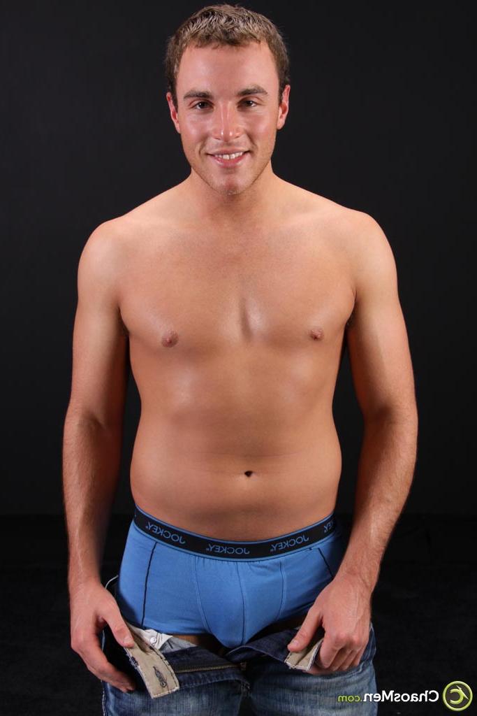 20P Gay hottie Rhett Brenar toying his asshole and wanking his big penis