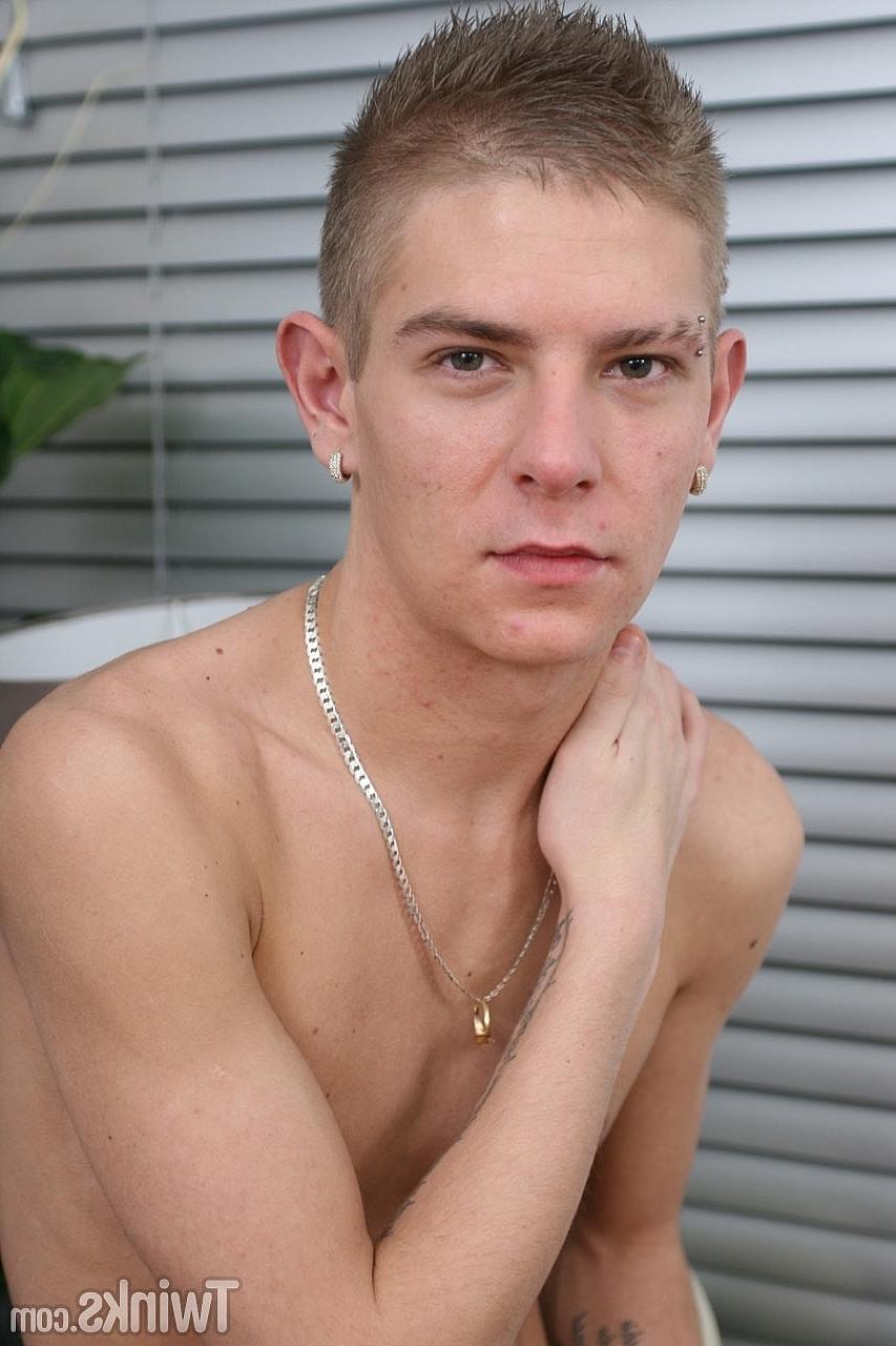 20P Handsome twink Mark Henley strips to his undies and masturbates passionately