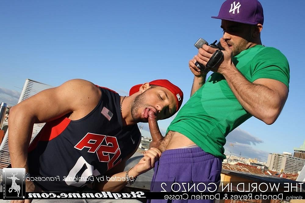 20P Muscclar bottom Donato Reyes gets filmed & fucked by gay hottie Damien Crosse