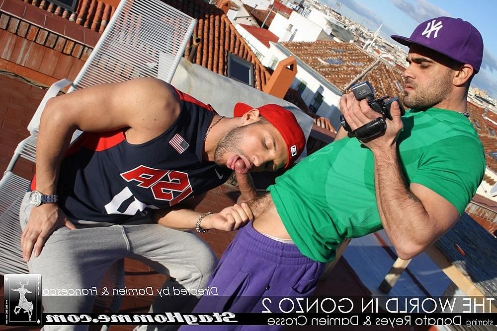 20P Muscclar bottom Donato Reyes gets filmed & fucked by gay hottie Damien Crosse
