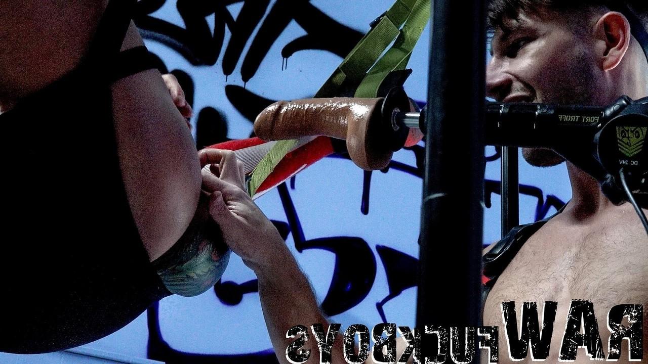 20P Inked Archer Croft gets toyed & dicked by his gay master Jordan Starr