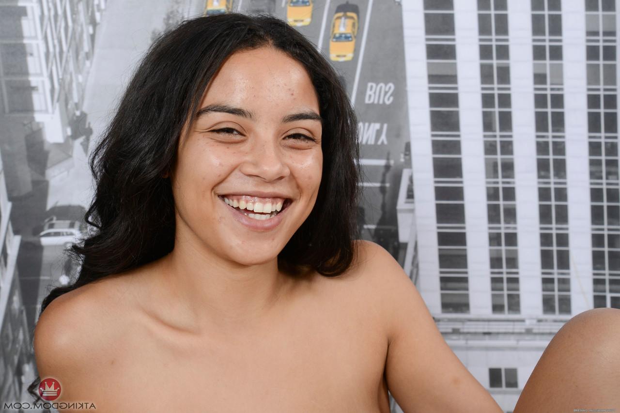 20P Tiny teen hottie Maya Bijou spreads her legs and squeezes her meaty vagina