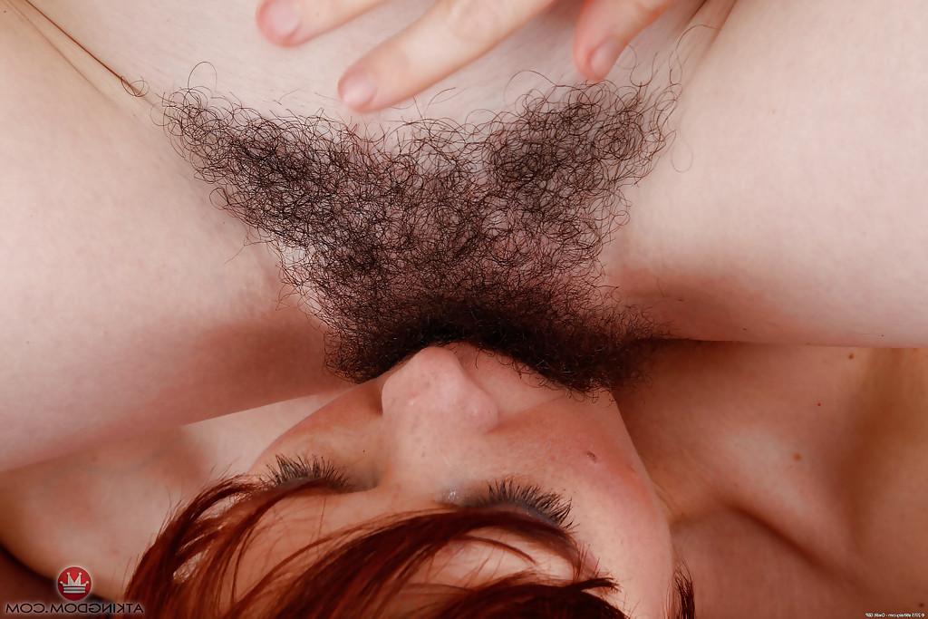 16P Lesbians Lily Cade and Emma Evins lick and finger hairy vaginas