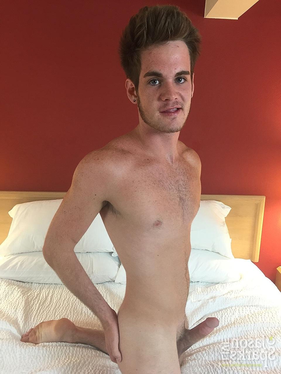 20P Gay American Benji Banks plays with his stiff boner at home and in the car