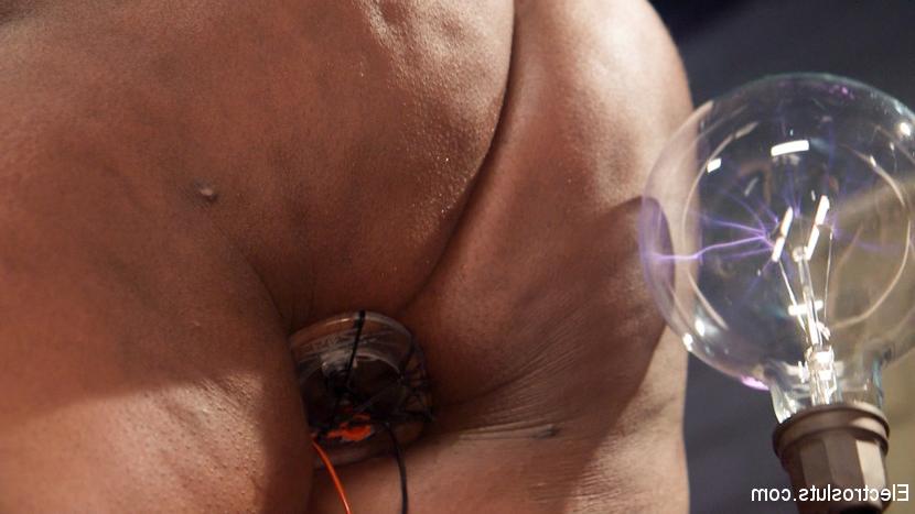 15P Submissive black girl endures shocking electro sex at the hands of a lesbian