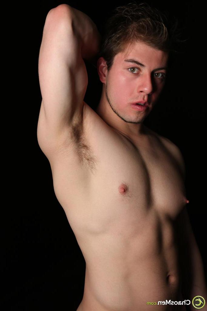20P Cute twink Thomas shows off his enticingly big dick and his nice booty