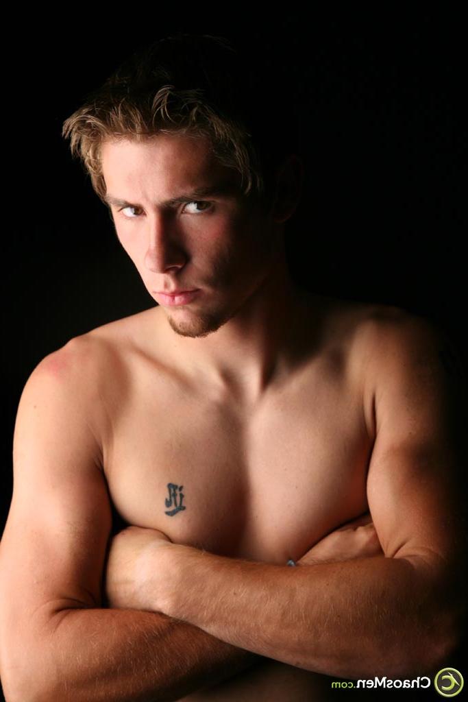 20P Gorgeous twink Bryson strokes his hairy dick after stripping naked