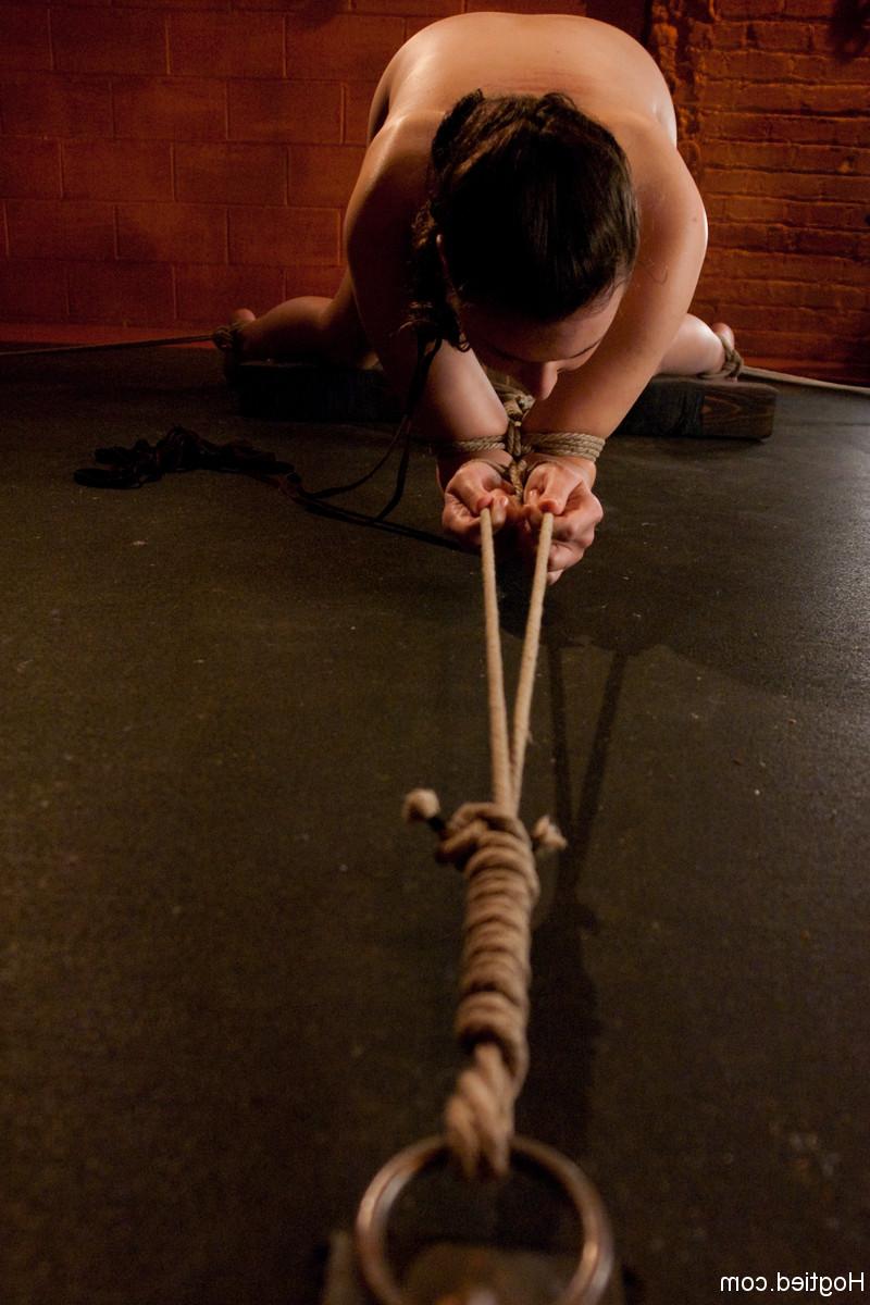 20P Babe in bondage Sienna gets analized with a dildo & fucked with a vibrator