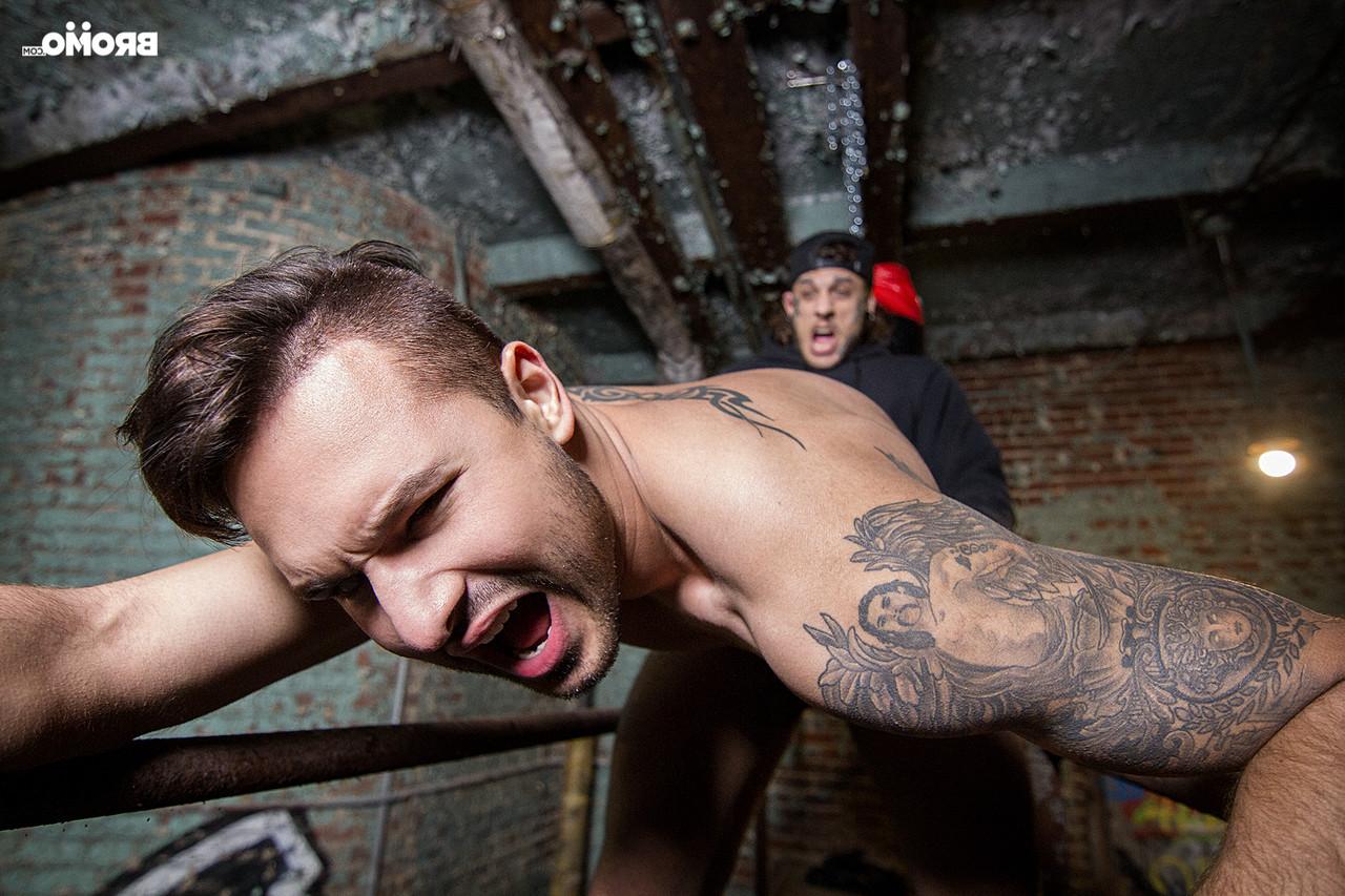 16P Gay men Bo Sinn and Jax Damon endure hardcore butt fucking in the ring
