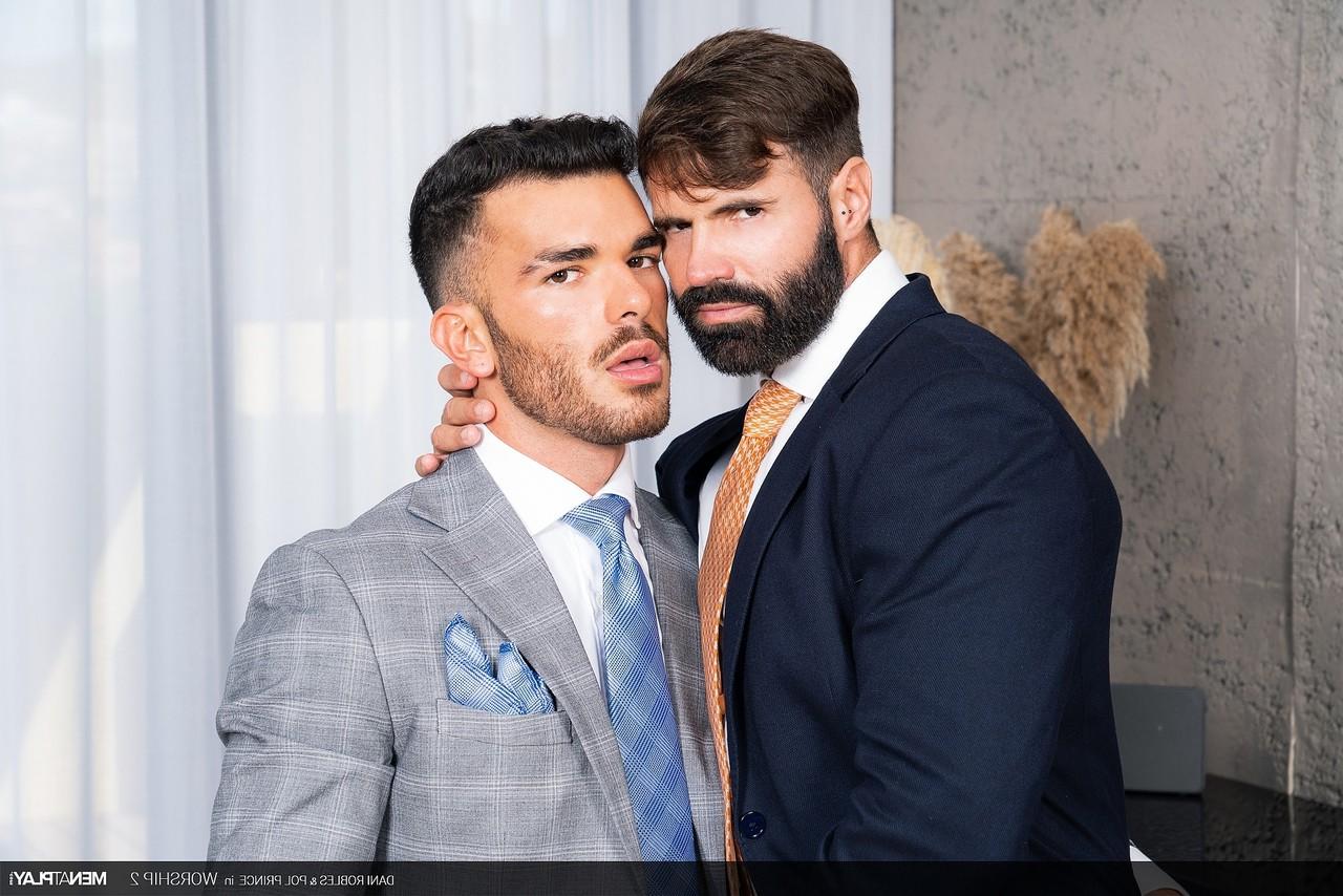 20P Gay bear Dani Robles gets fucked in various sex positions by Pol Prince