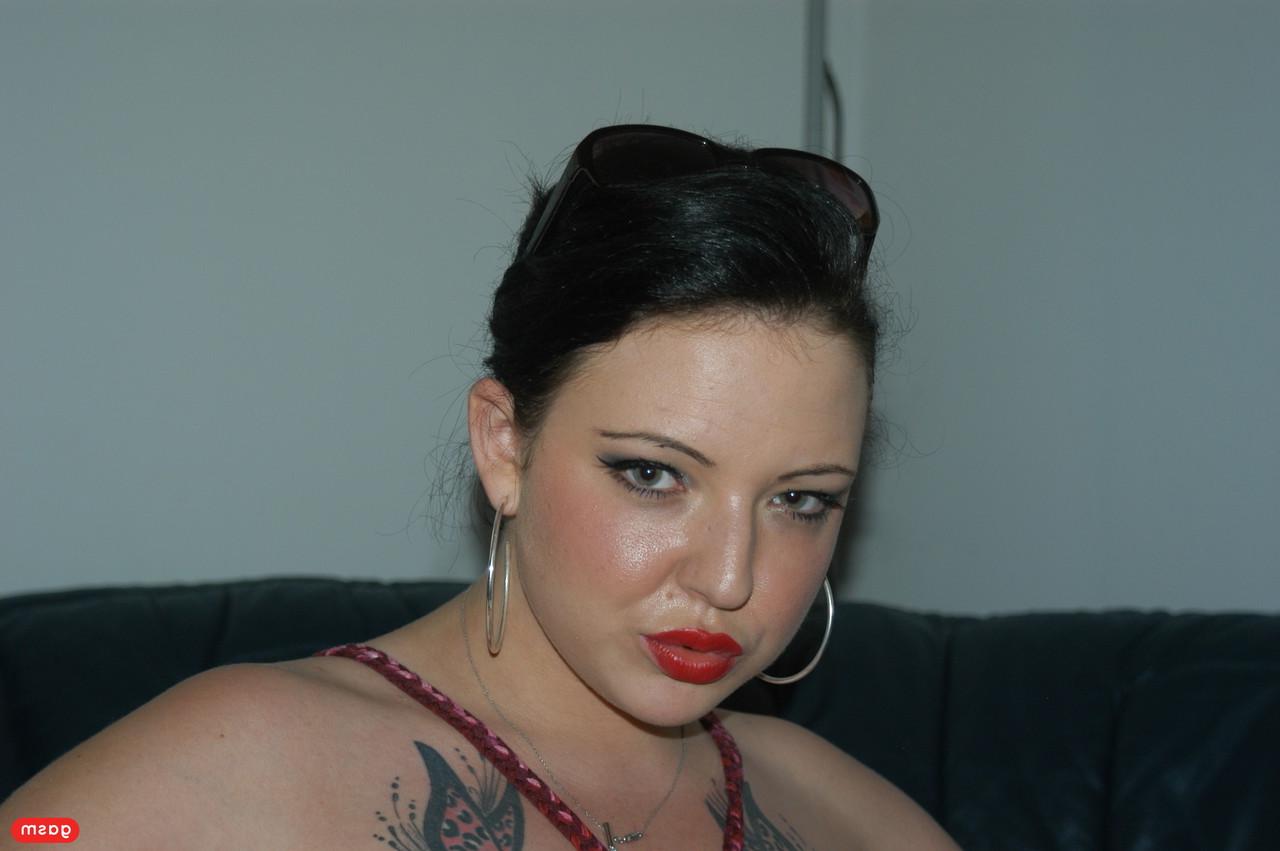 15P Mature with great big juggs slides her hand under her dress and masturbates