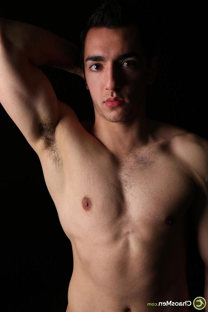 20P Latino Aiden Pace flaunts his lean body, stiff dick with public hair & hot ass