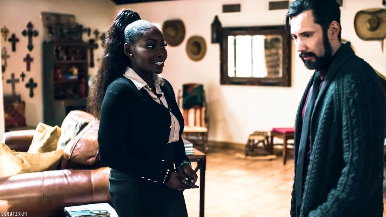 15P Die schwarze Immobilienmaklerin Osa Lovely schließt einen Deal mit einem intensiven Fick ab