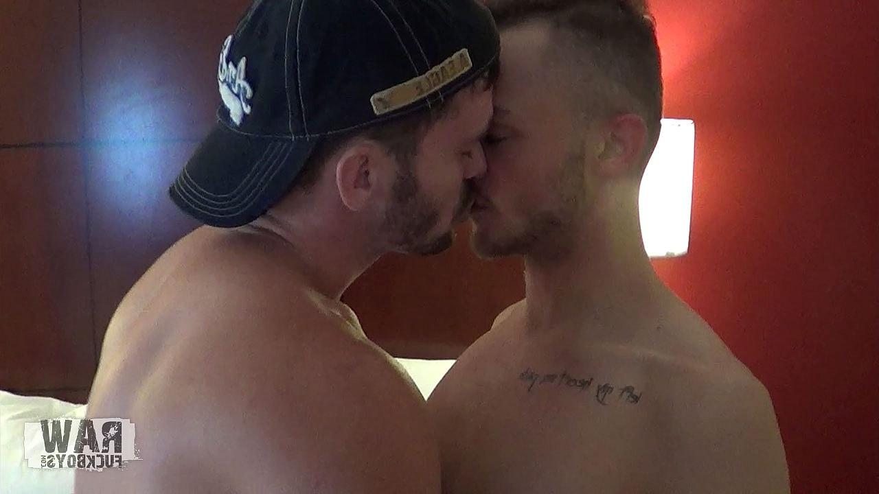 11P Gay couple Brogan Reed & Cade enjoy hardcore anal sex after kissing