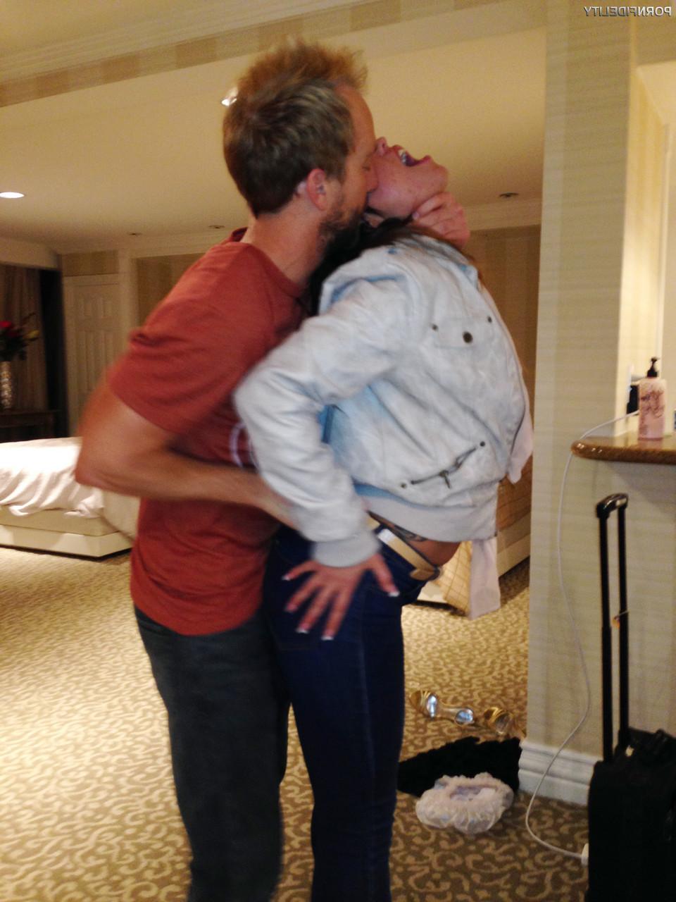 16P Flexible Kelsi Monroe shows off her legs and ass & gets groped by Ryan Madison