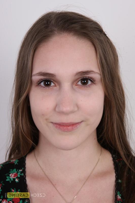 20P Girl next door type Klara takes off her clothes and boots to go bare naked