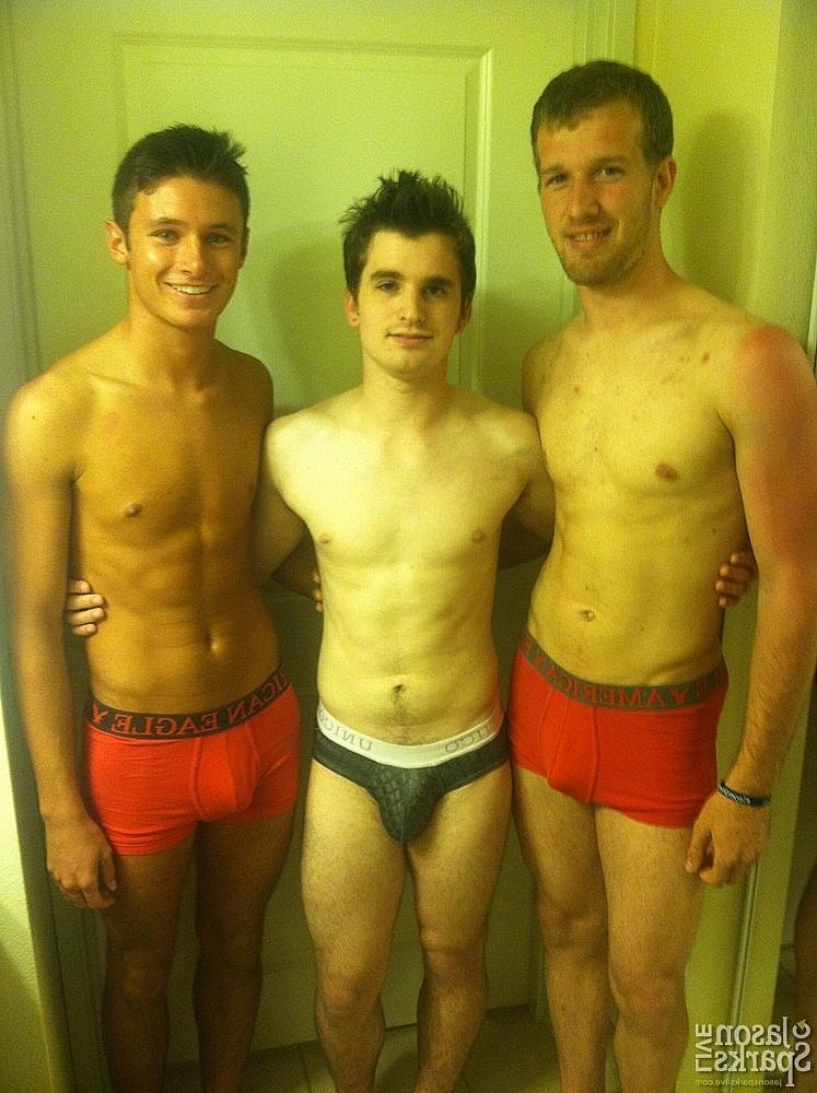 20P Adam Rhodes, Damon Archer & Jake Parker fuck hard in a gay threesome