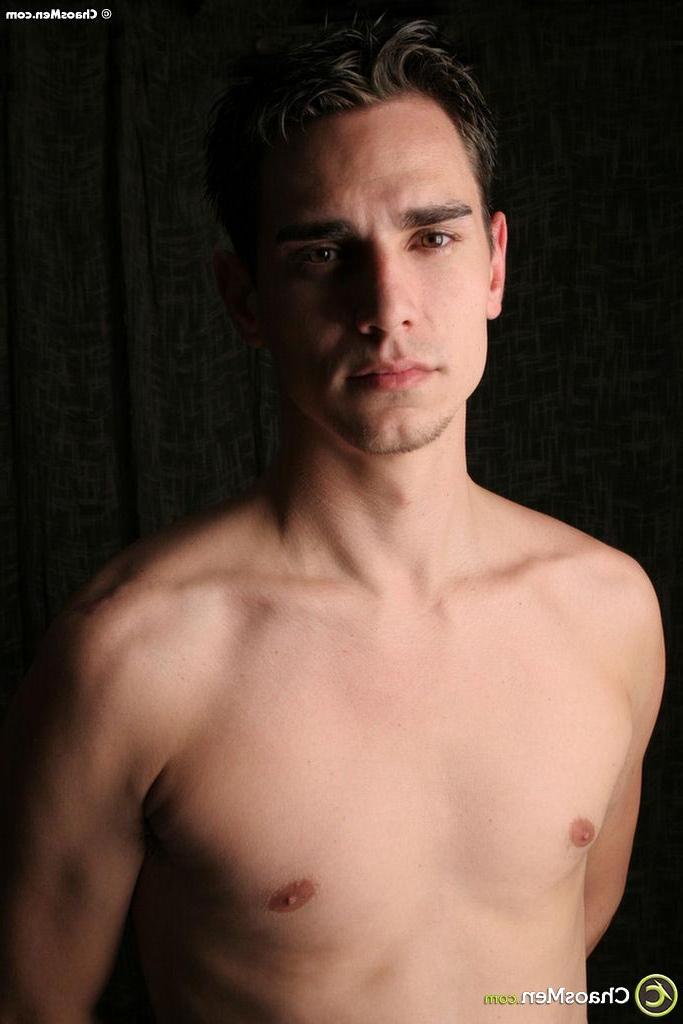 20P Gay brunette model Jaden shamelessly strips, poses and rubs his dick