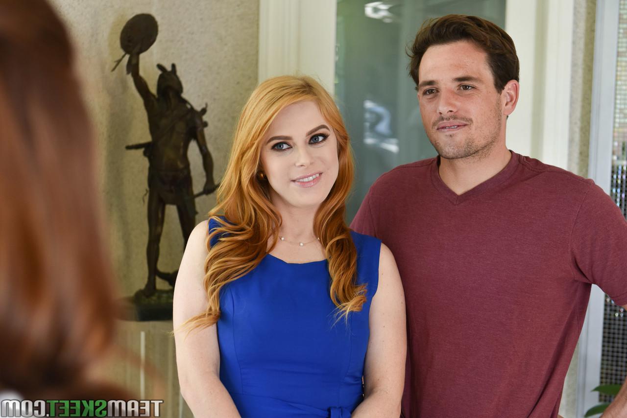 17P Hot redhead Penny Pax & ginger neighbor Jaycee Starr engage in hot FFM 3some