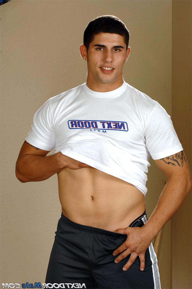20P Dishy stud Jimmy Clay showing off his naked athletic body & his delicious cock