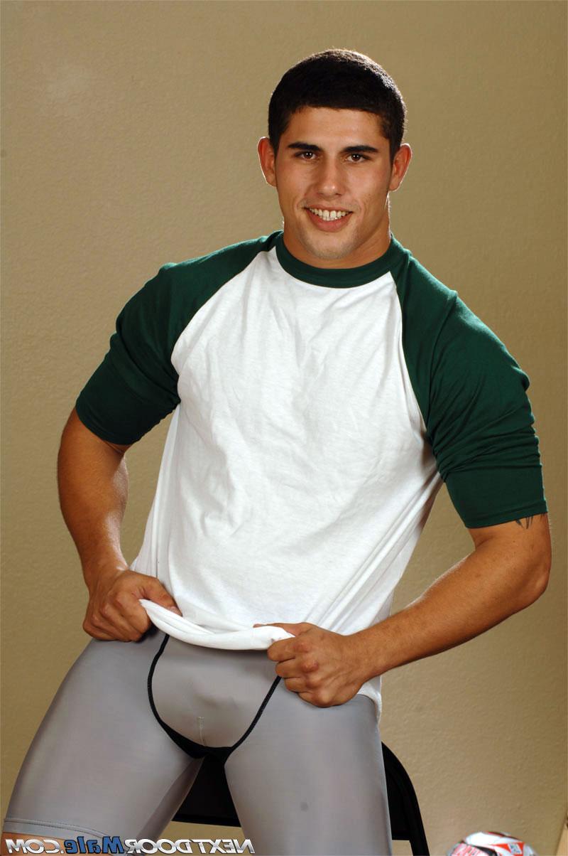 20P Dishy stud Jimmy Clay showing off his naked athletic body & his delicious cock