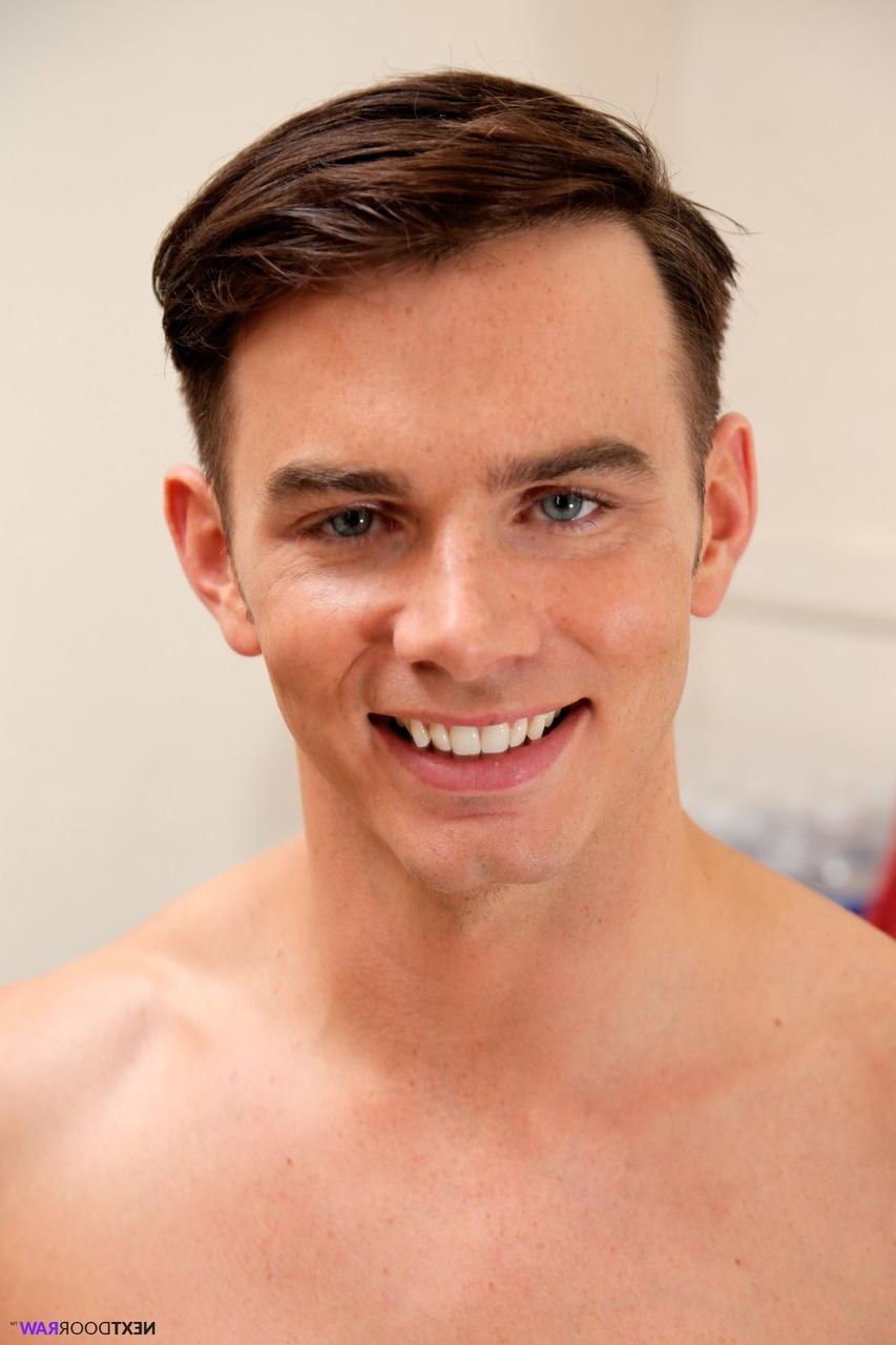20P Gay athletes Addison Graham & Brendan Phillips have rough sex in the kitchen