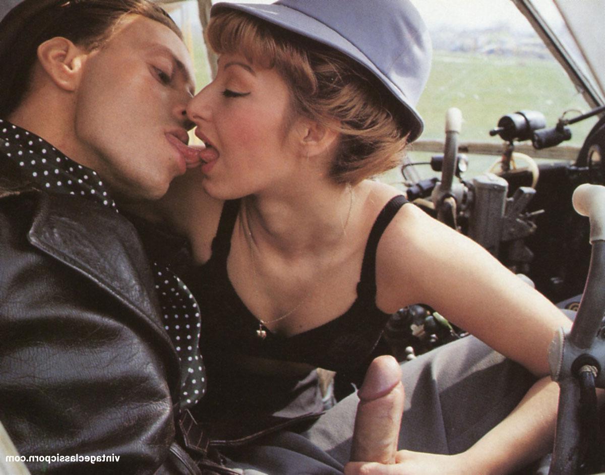 20P Glamorous MILF gets seduced and fucked by her chauffeur in vintage action
