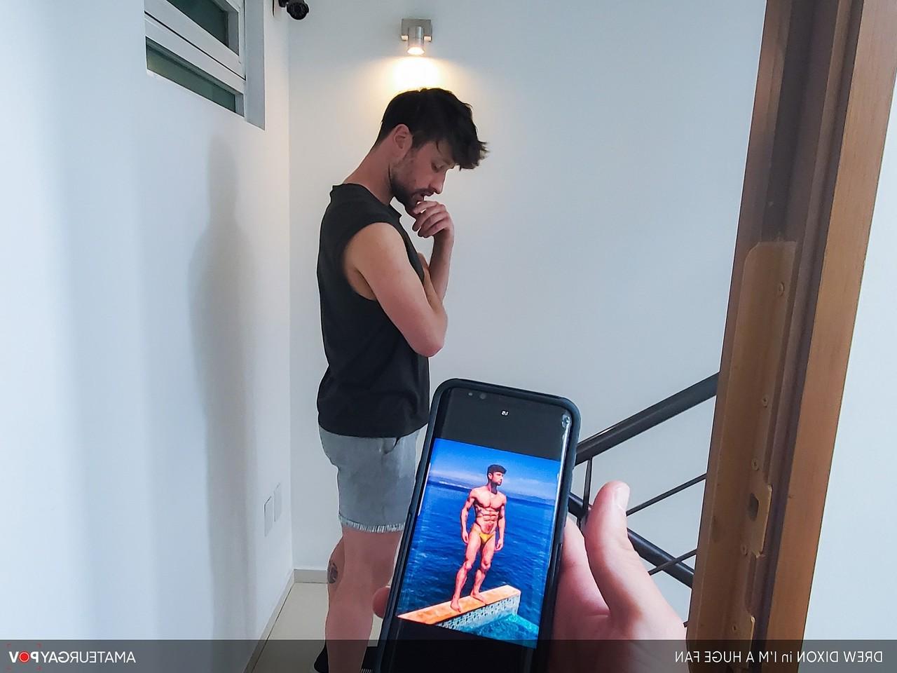 20P Attractive brunette bottom welcomes a fat dick into his big ass doggystyle