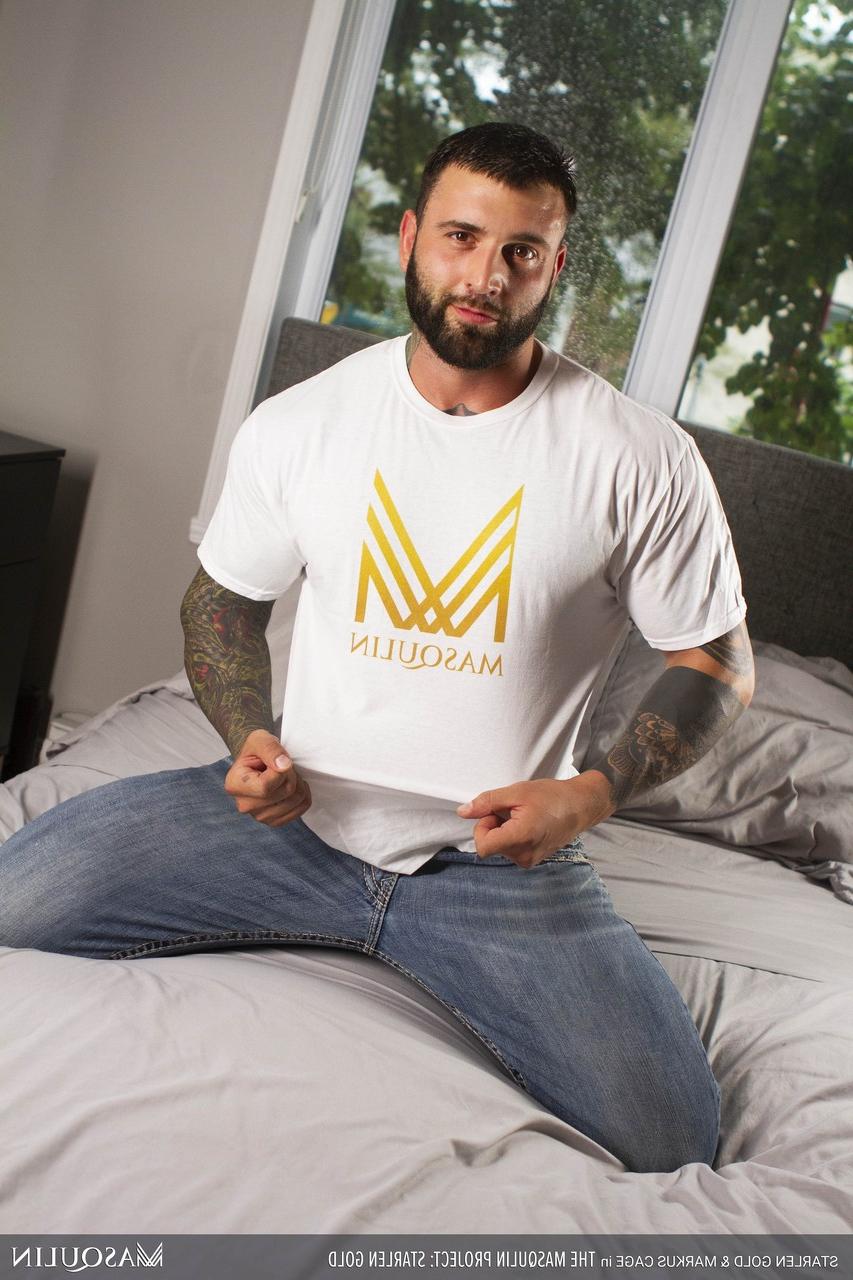 20P Gay mascular Markus Kage gosta de sexo anal estilo cachorrinho com Starlen Gold